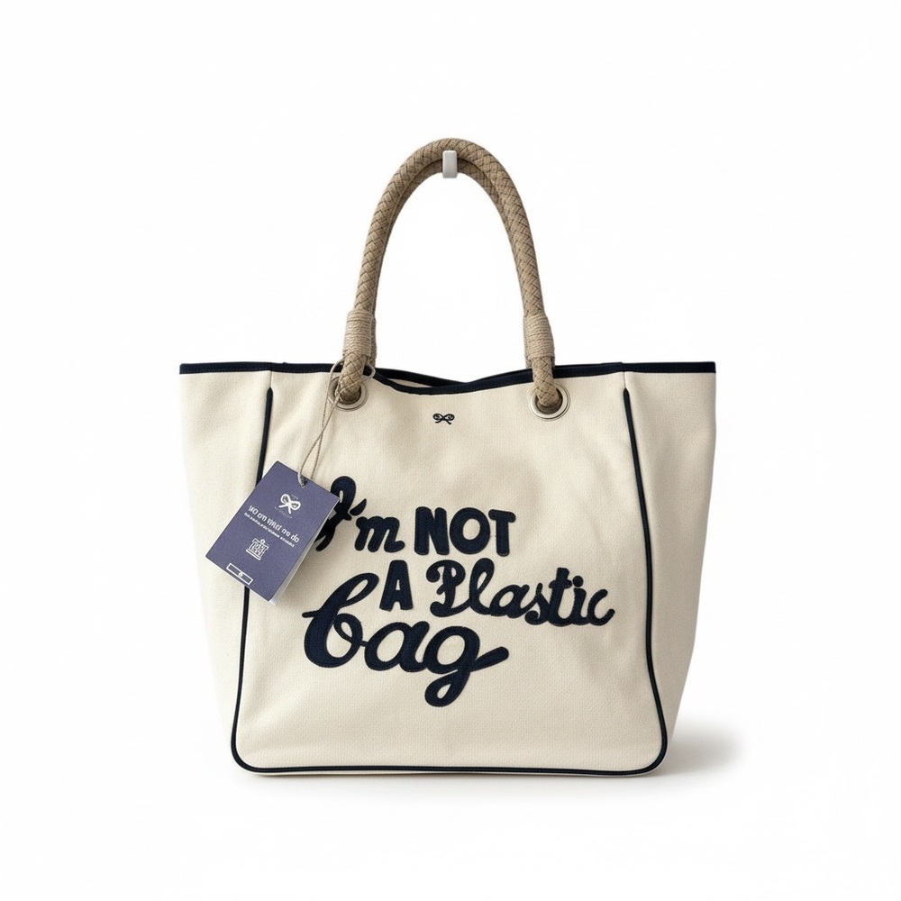 Anya Hindmarch I’m Not A Plastic Bag Whole Foods Collaboration - Picture 3 of 9